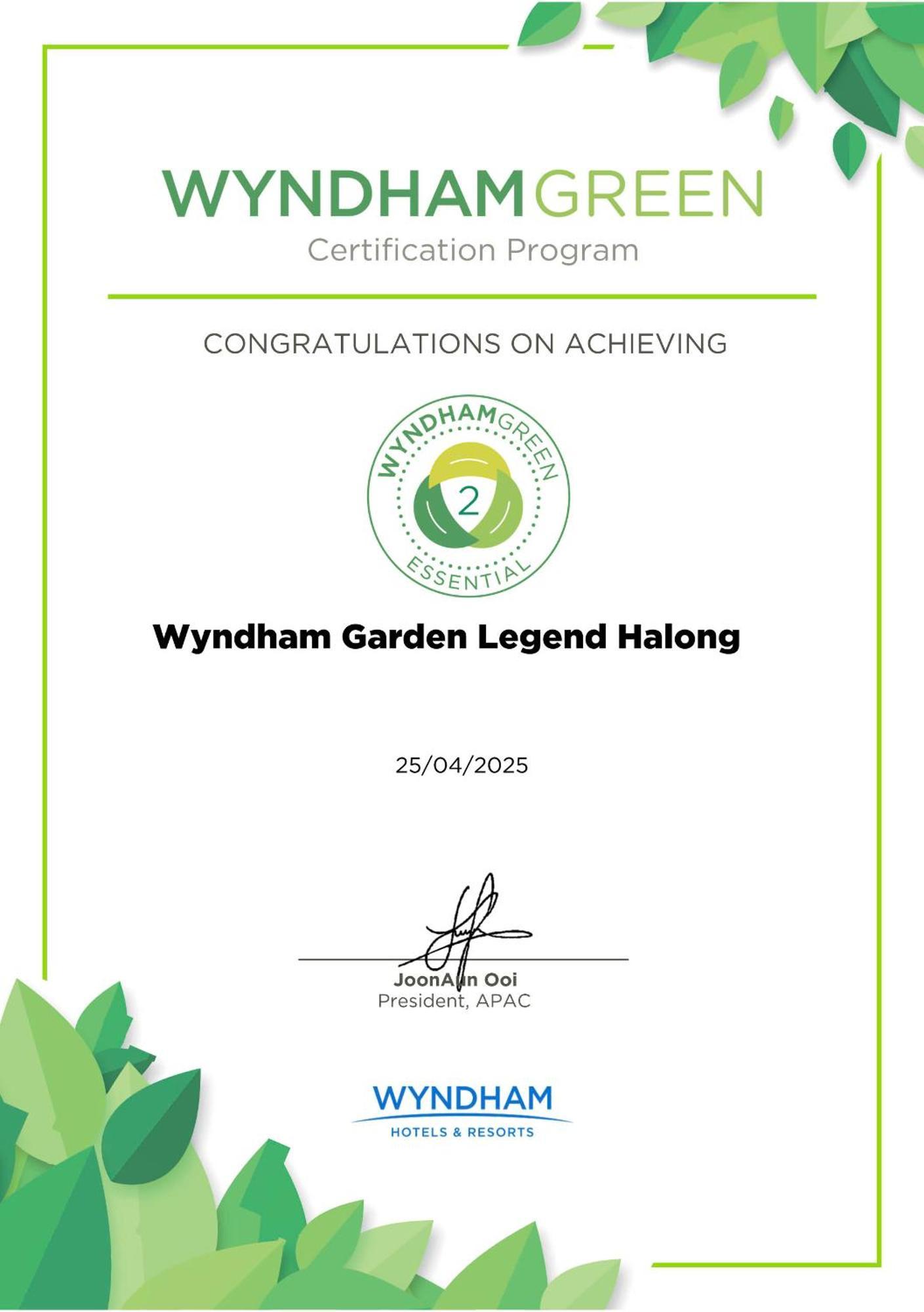 Wyndham Garden Legend Halong Hotell Ha Long Exteriör bild